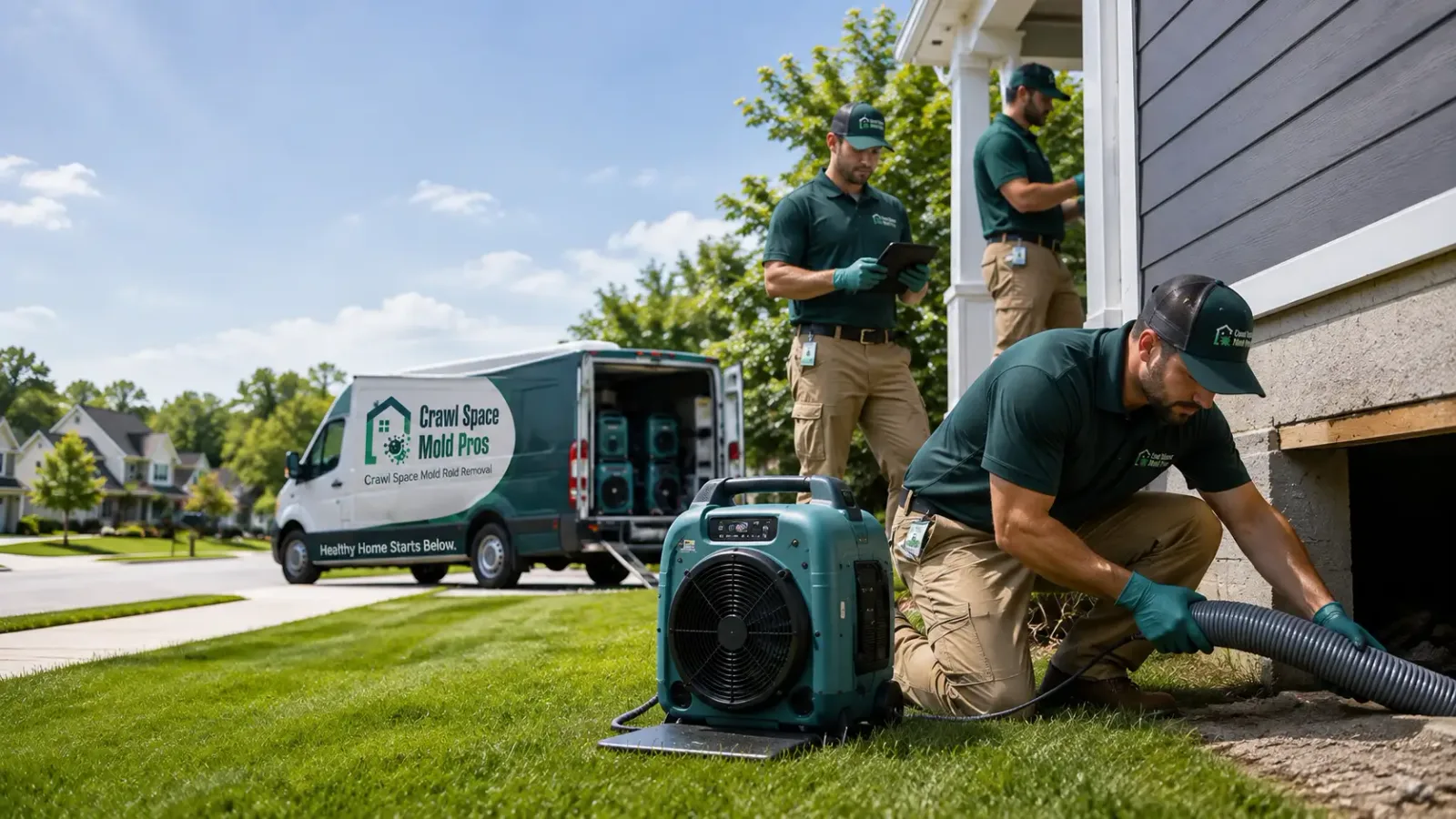 Crawl Space Mold Removal in Clyman, WI